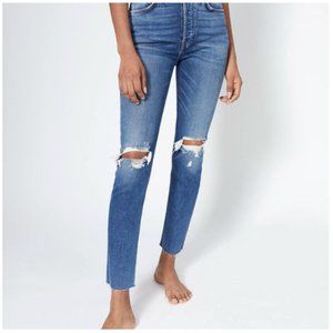 RE/DONE Comfort Stretch High Rise Ankle Crop Jeans